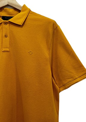 Back & Bond Sarı Erkek Polo Yaka T-Shirt