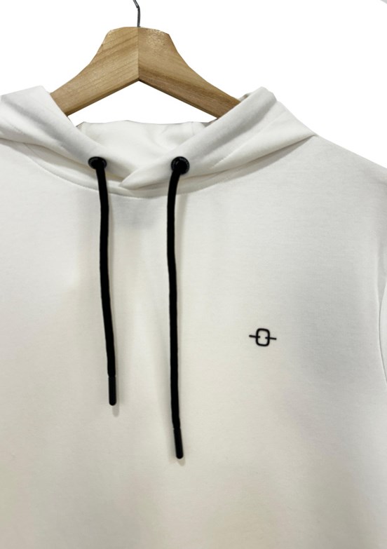 BACKANDBOND Beyaz Erkek Örme Sweatshirt