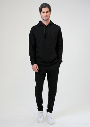 BACKANDBOND Siyah Erkek Örme Sweatshirt