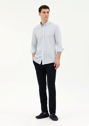 Pierre Cardin Lacivert Erkek Slim Pantolon