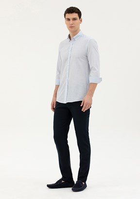 Pierre Cardin Lacivert Erkek Slim Pantolon
