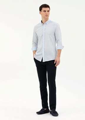 Pierre Cardin Lacivert Erkek Slim Pantolon