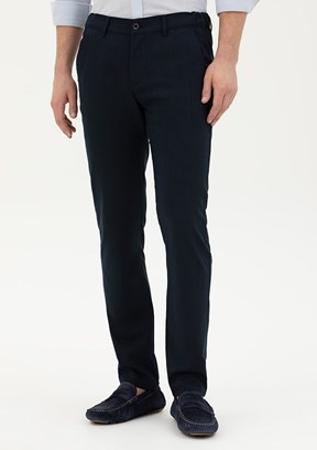 Pierre Cardin Lacivert Erkek Slim Pantolon