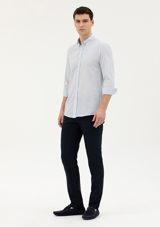 Pierre Cardin Lacivert Erkek Slim Pantolon
