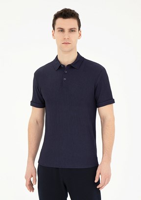 Pierre Cardin Lacivert Erkek Slim T-Shirt