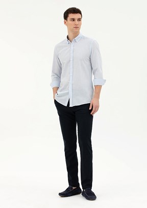 Pierre Cardin Lacivert Erkek Slim Pantolon