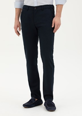 Pierre Cardin Lacivert Erkek Slim Pantolon