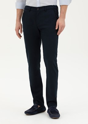 Pierre Cardin Lacivert Erkek Slim Pantolon