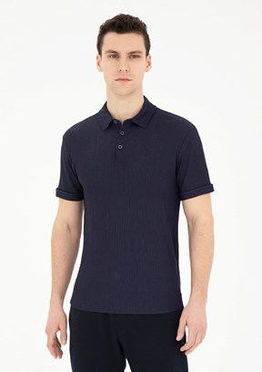 Pierre Cardin Lacivert Erkek Slim T-Shirt