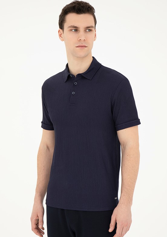 Pierre Cardin Lacivert Erkek Slim T-Shirt