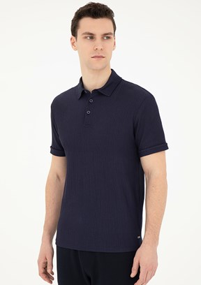 Pierre Cardin Lacivert Erkek Slim T-Shirt