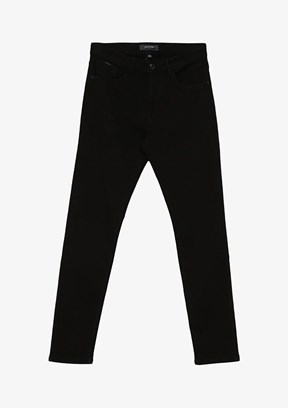 PİERRE CARDİN Siyah Erkek Slim Jean Pantolon