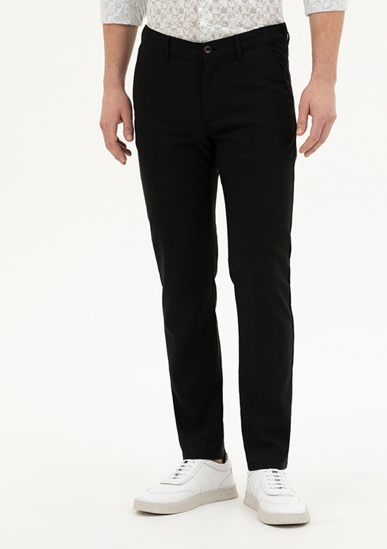Pierre Cardin Siyah Erkek Slim Pantolon