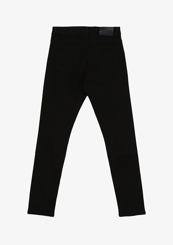 PİERRE CARDİN Siyah Erkek Slim Jean Pantolon