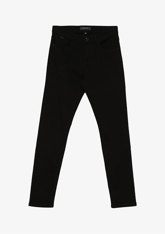 PİERRE CARDİN Siyah Erkek Slim Jean Pantolon