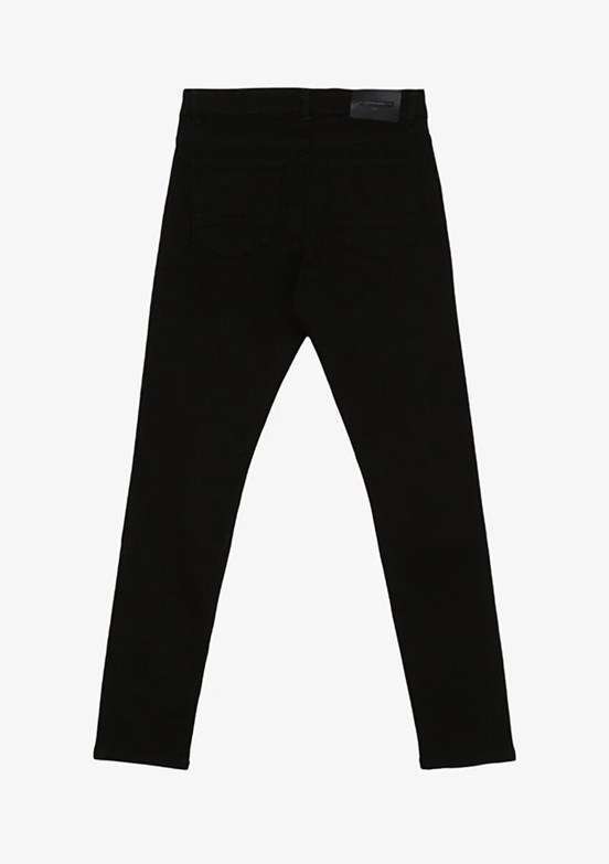 PİERRE CARDİN Siyah Erkek Slim Jean Pantolon