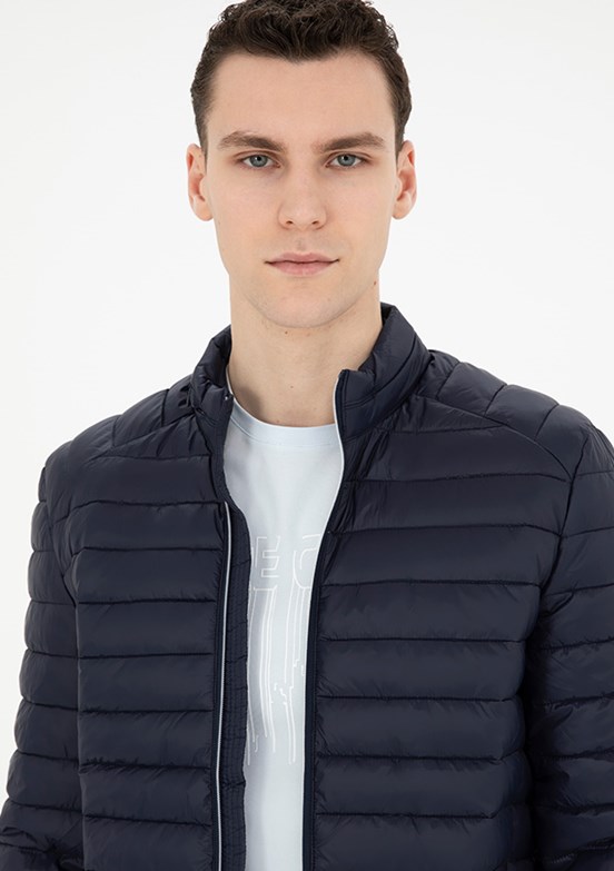 PİERRE CARDİN Lacivert Erkek Slim Mont