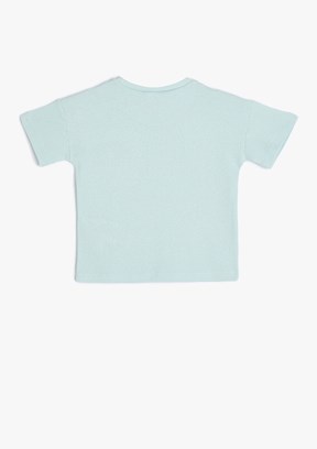 Koton Yeşil Erkek Bebek Baskılı T-Shirt