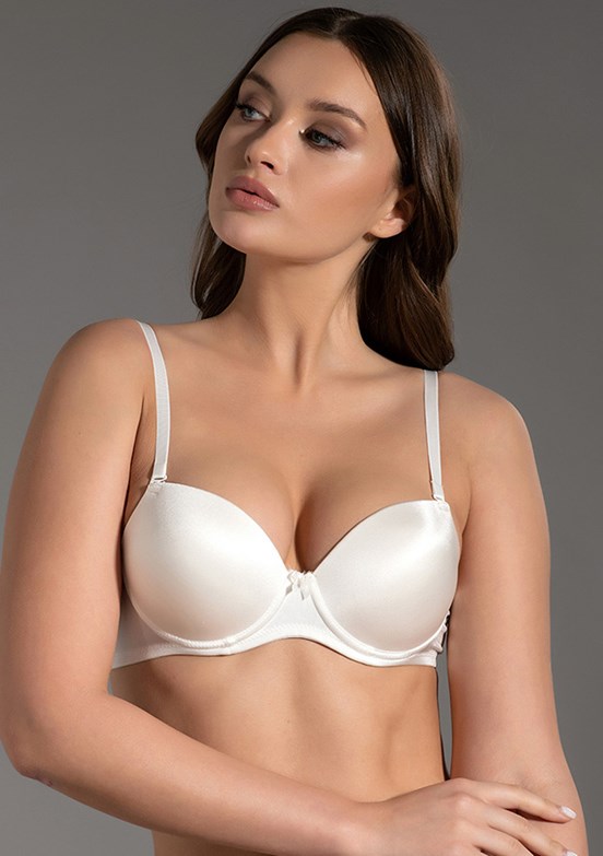 NEW BRA - 3370250000 Kadın Ekru Desteksiz Basic Sütyen