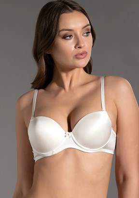 NEW BRA - 3370250000 Kadın Ekru Desteksiz Basic Sütyen