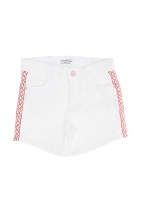U.S. Polo Assn Beyaz Kız Çocuk Şort