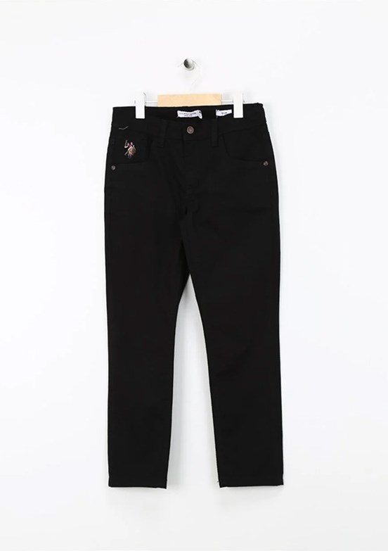 U.S. Polo Assn Siyah Erkek Çocuk Slim Pantolon