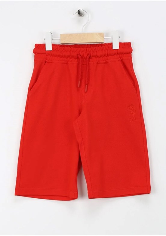 U.S. Polo Assn Kırmızı Erkek Çocuk Şort