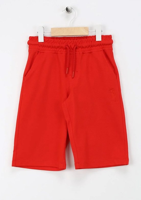 U.S. Polo Assn Kırmızı Erkek Çocuk Şort