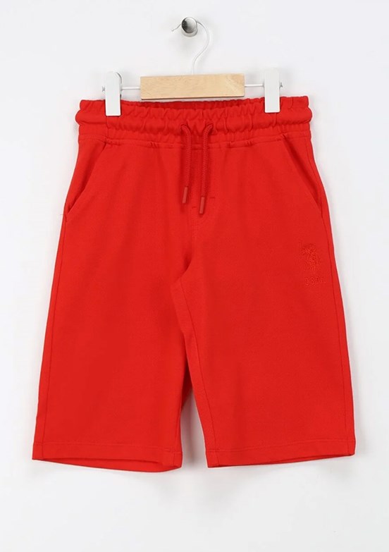 U.S. Polo Assn Kırmızı Erkek Çocuk Şort