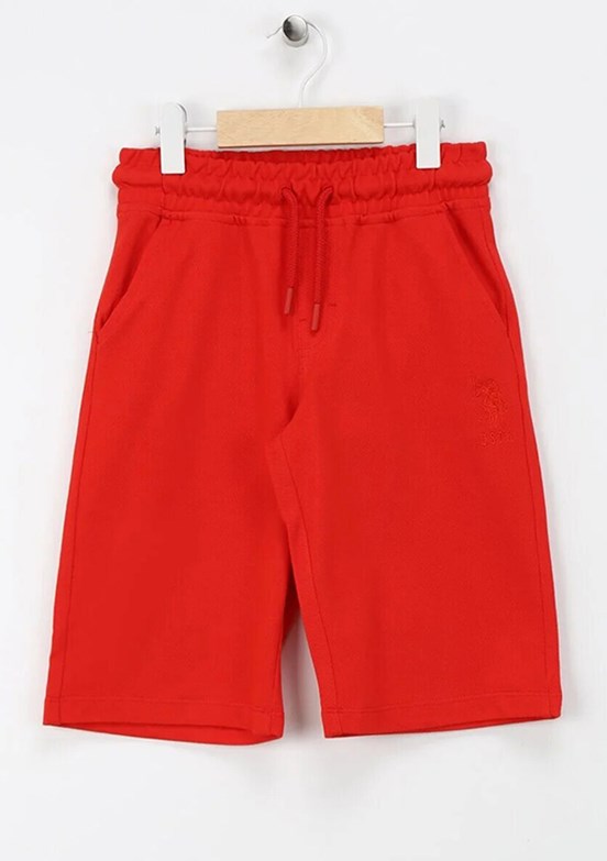 U.S. Polo Assn Kırmızı Erkek Çocuk Şort