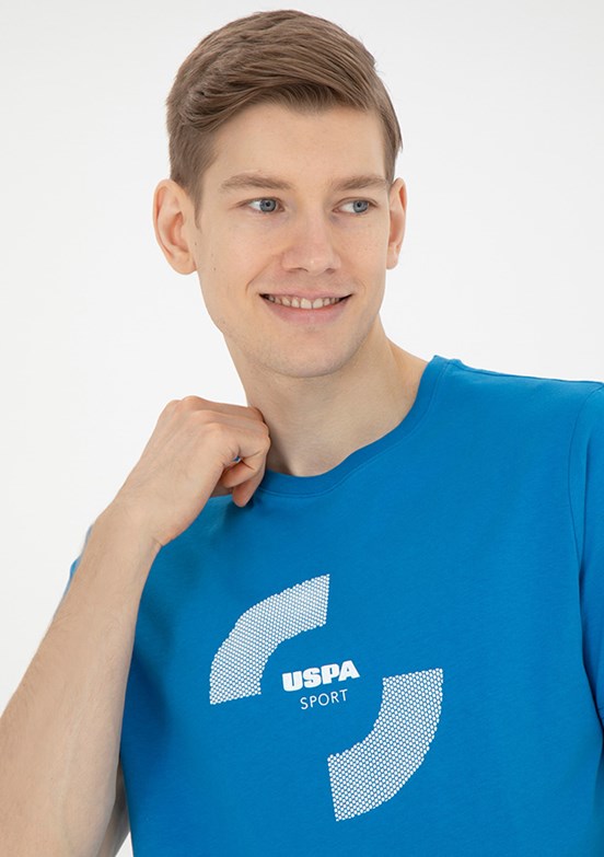 U.S. Polo Assn Mavi Erkek Regular T-Shirt
