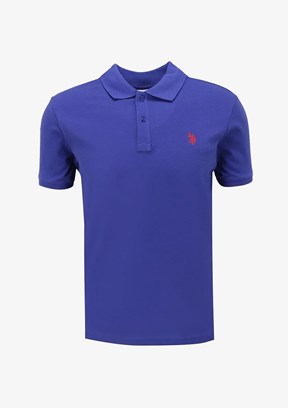 U.S. Polo Assn Mavi Erkek Basic T-Shirt