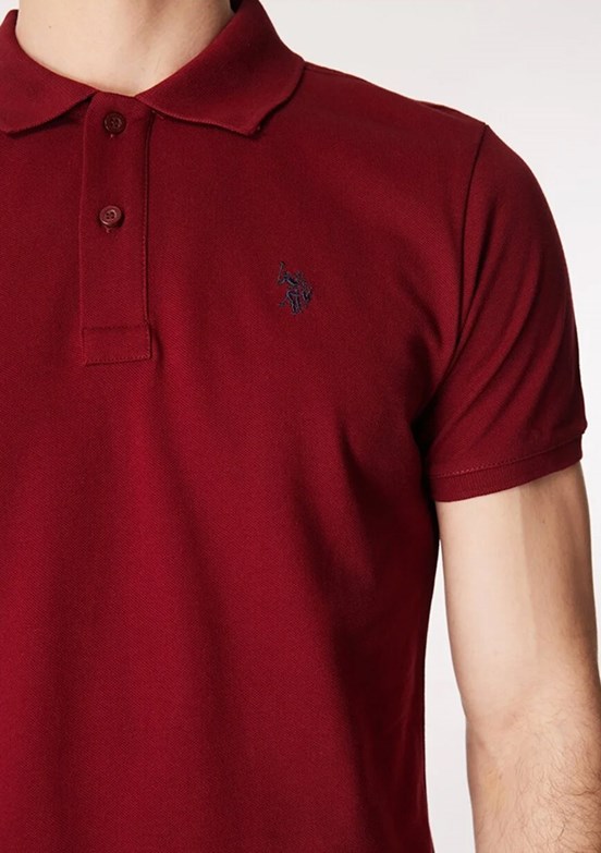 U.S. Polo Assn Bordo Erkek Basic T-Shirt
