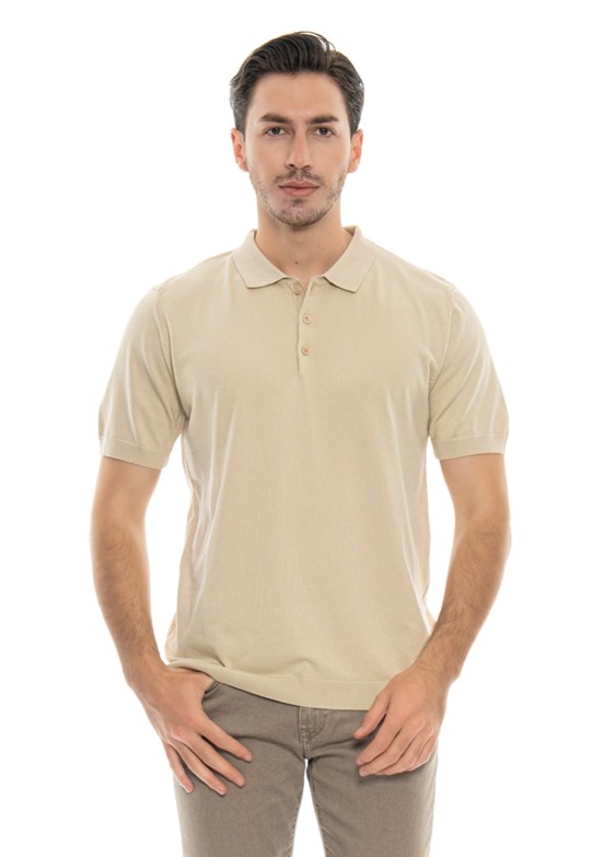 Johnny Joe Erkek Polo Yaka Triko T-Shirt