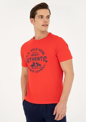 U.S. Polo Assn Kırmızı Erkek Regular T-Shirt
