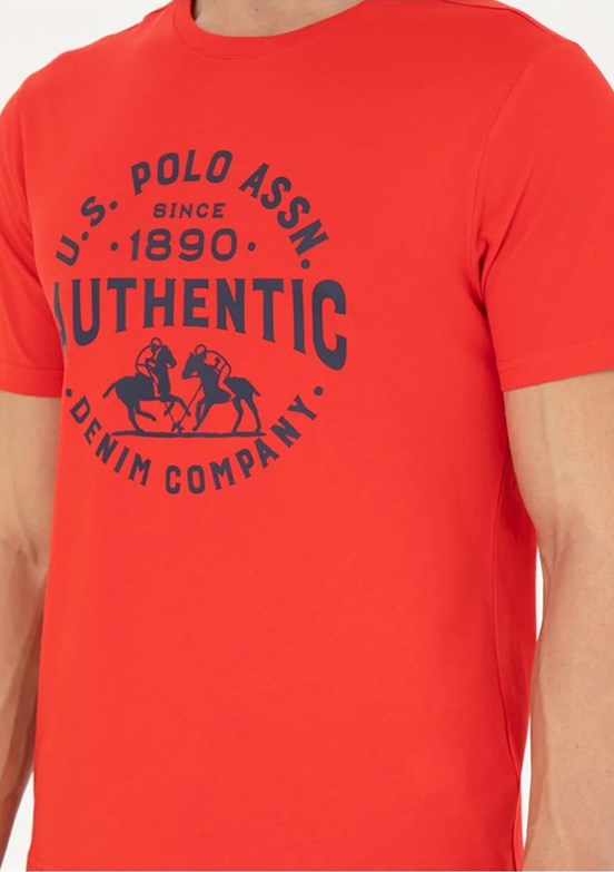 U.S. Polo Assn Kırmızı Erkek Regular T-Shirt