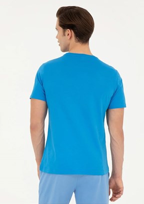 U.S. Polo Assn Mavi Erkek Regular T-Shirt