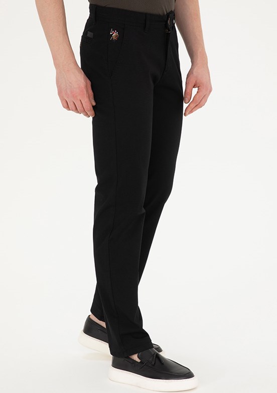 U.S. Polo Assn Siyah Erkek Chino Pantolon