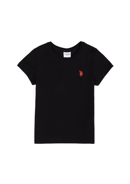 U.S. Polo Assn Siyah Erkek Çocuk Basic T-Shirt