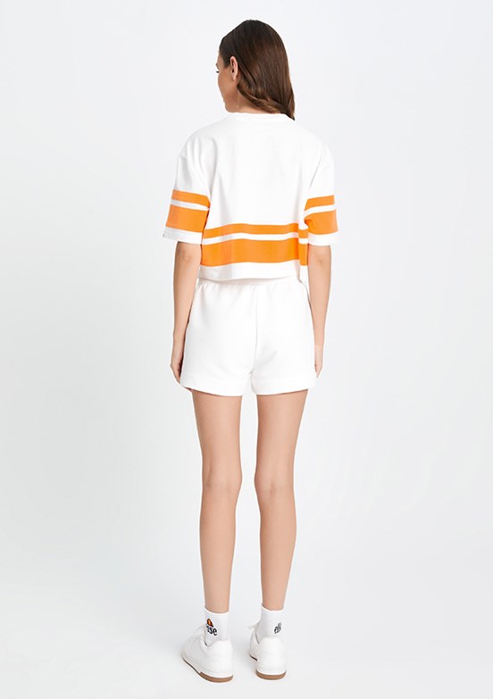 Ellesse Beyaz Kadın Baskılı T-Shirt