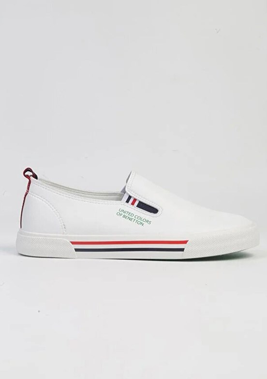 Benetton Beyaz Erkek Sneaker Ayakkabı