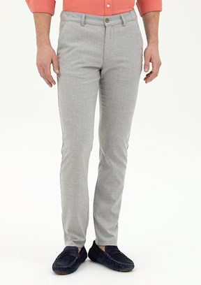 Pierre Cardin Gri Erkek Slim Pantolon