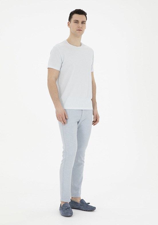 Pierre Cardin Mavi Erkek Slim Pantolon