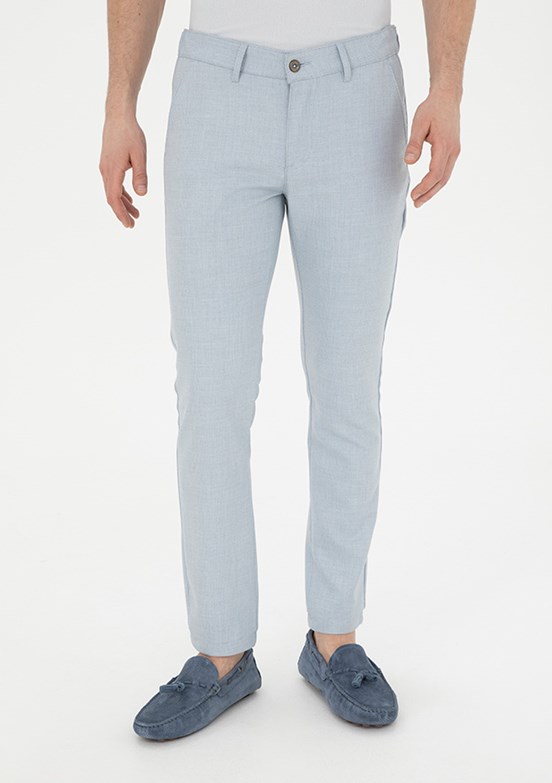 Pierre Cardin Mavi Erkek Slim Pantolon