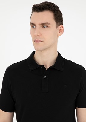 Pierre Cardin Siyah Erkek Slim T-Shirt