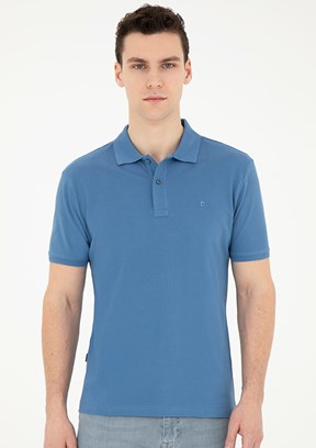 Pierre Cardin Mavi Erkek Slim T-Shirt