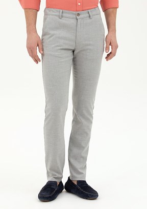 Pierre Cardin Gri Erkek Slim Pantolon