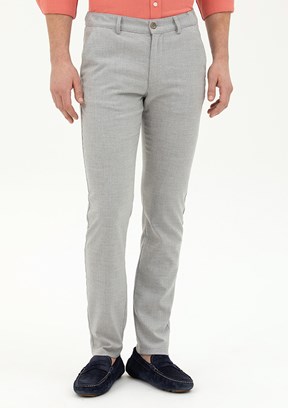 Pierre Cardin Gri Erkek Slim Pantolon