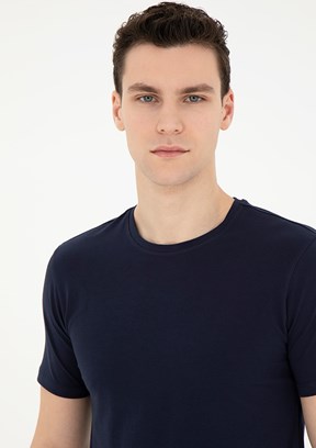 Pierre Cardin Lacivert Erkek Slim T-Shirt