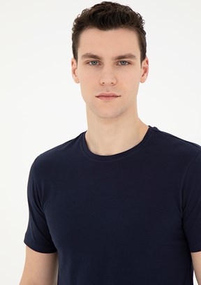 Pierre Cardin Lacivert Erkek Slim T-Shirt